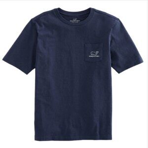 Vineyard Vines Short Sleeve Blue Mens T-Shirt New York City Logo Front Pocket M